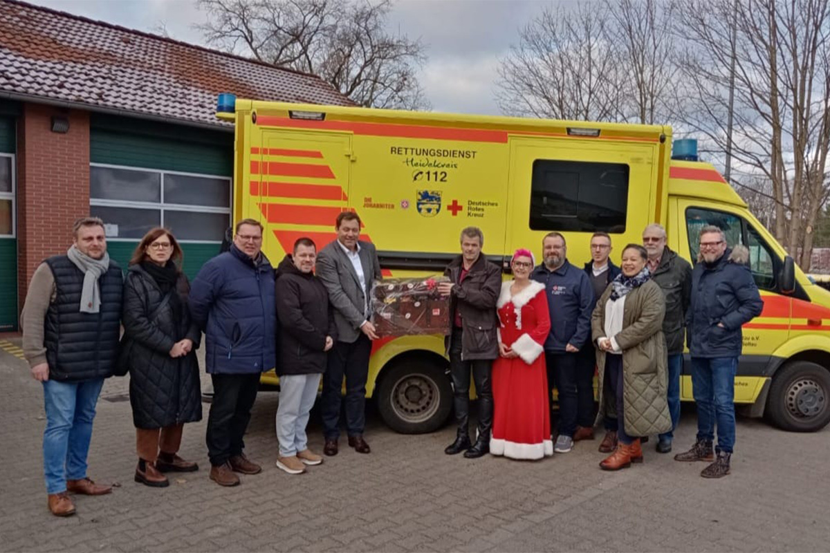 Bürgermeisterkandidat 2026 für 29633 Munster: Marco Tews im Gruppenfoto