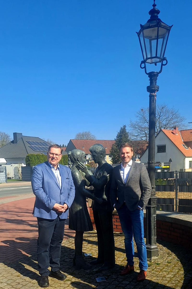 Bürgermeisterkandidat 2026 für 29633 Munster: Marco Tews mit Sebastian Zinke