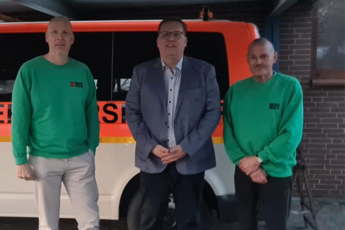 Bürgermeisterkandidat 2026 für 29633 Munster: Marco Tews im Gruppenfoto