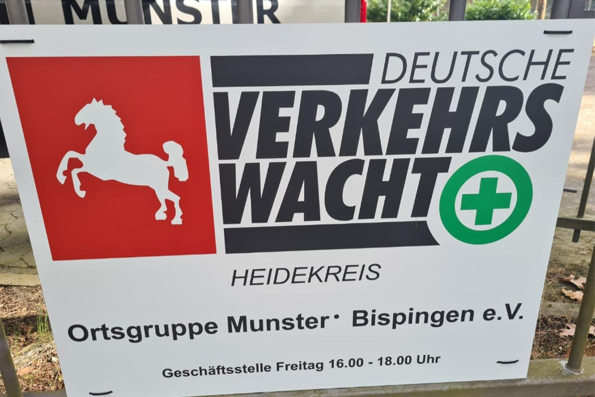 Schild der Verkehrswacht
