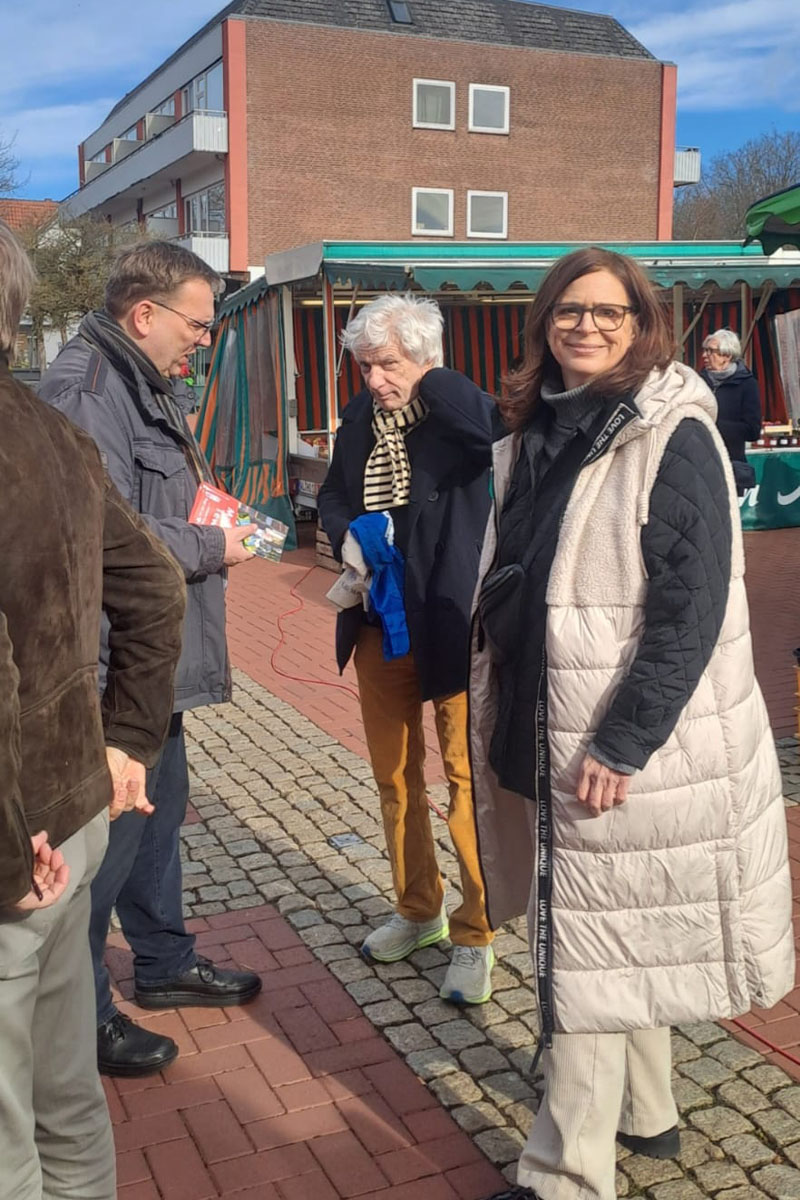 Bürgermeisterkandidat 2026 für 29633 Munster: Marco Tews mit Christina Fleckenstein