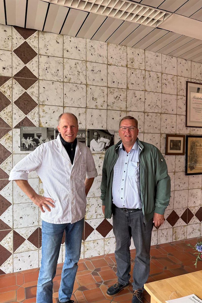 Marco mit Herrn Munstermann