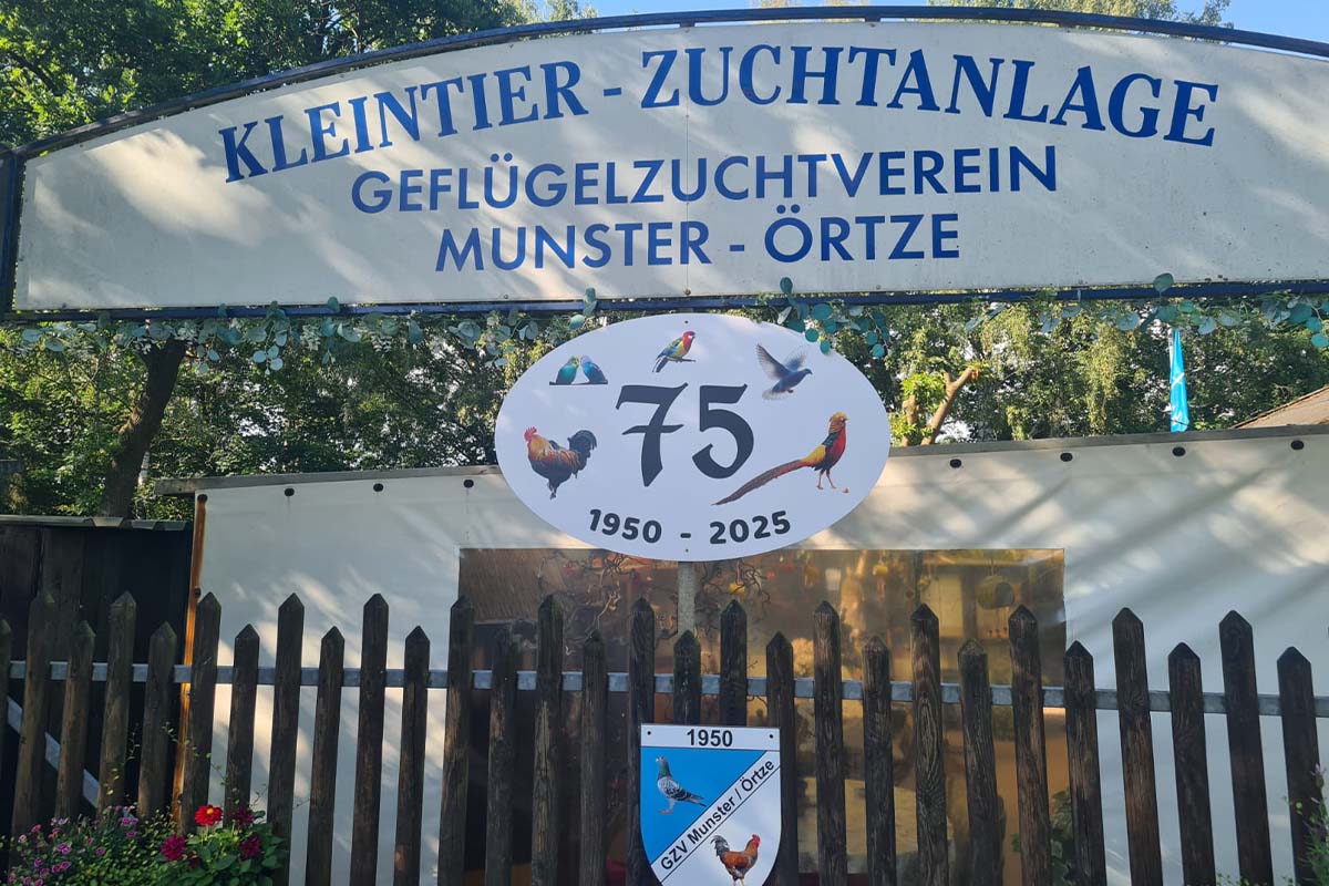 Schild der Zuchtanlage