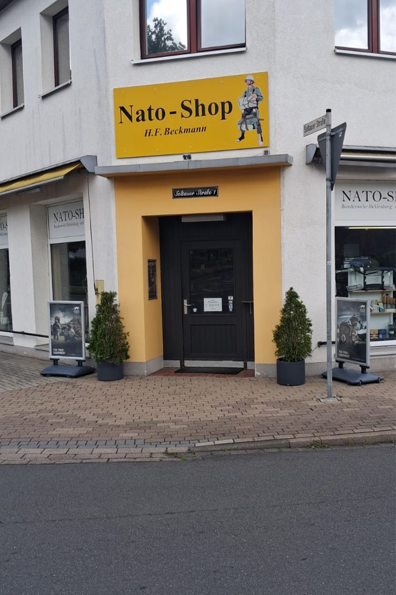 Eingang vom Nato-Shop Beckmann in 29633 Munster