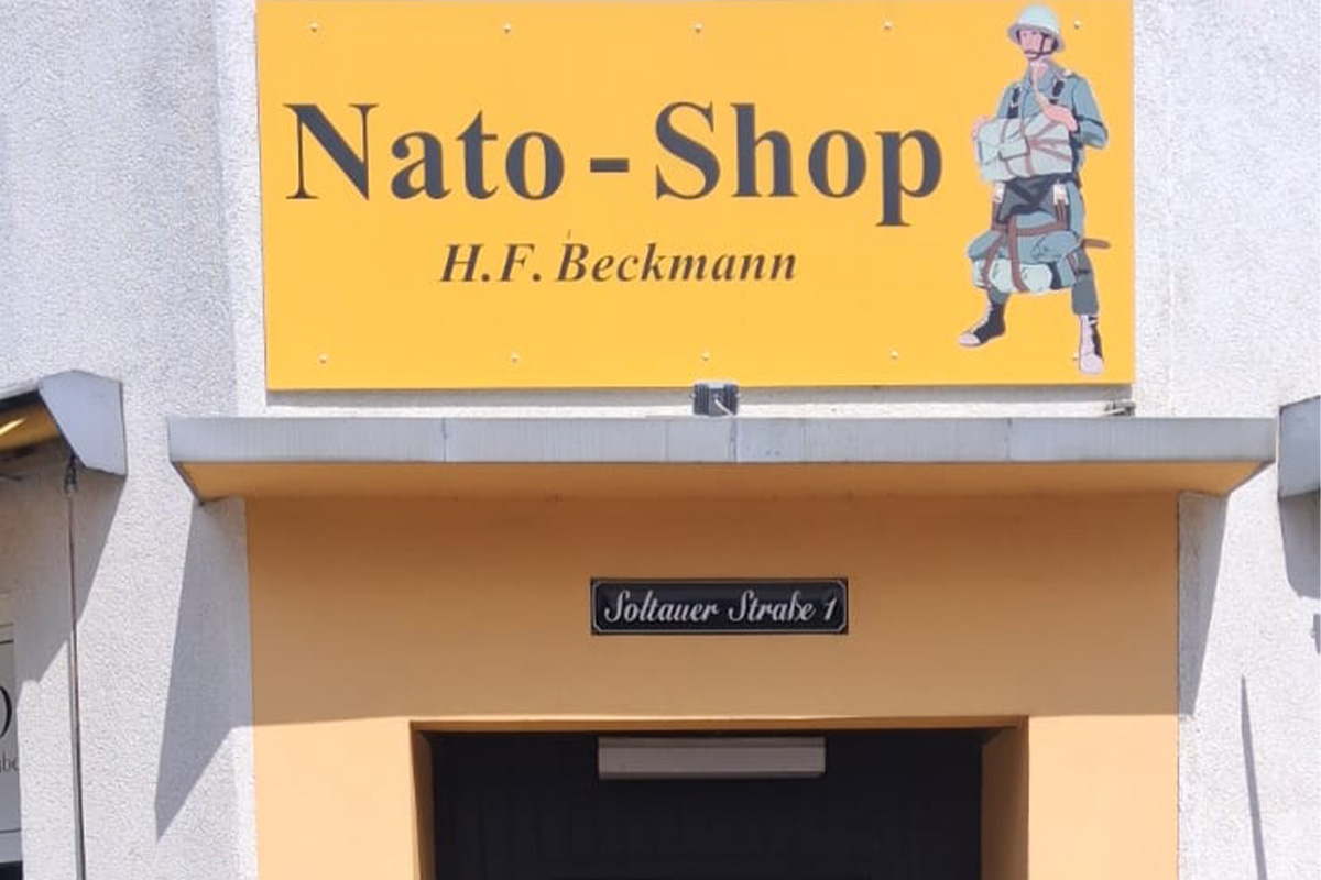 Eingang vom Nato-Shop Beckmann in 29633 Munster