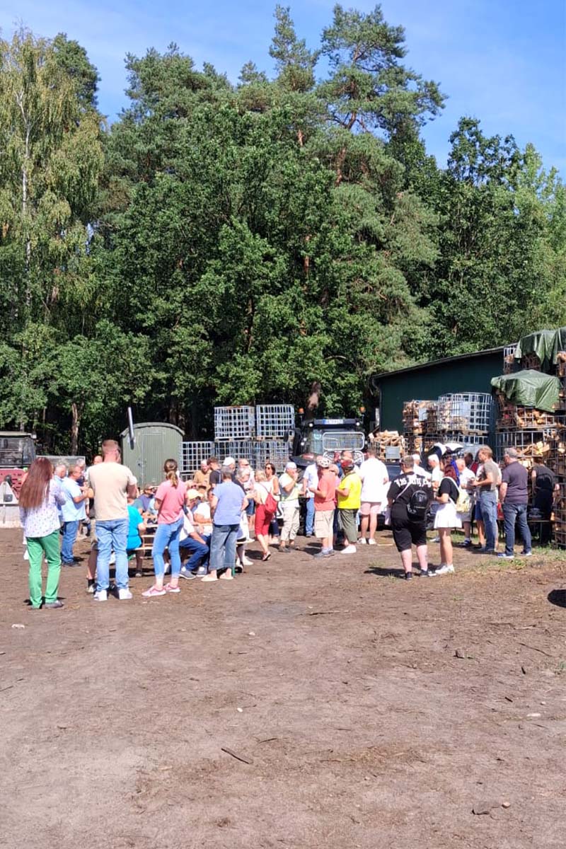 Die Truppe unterwegs
